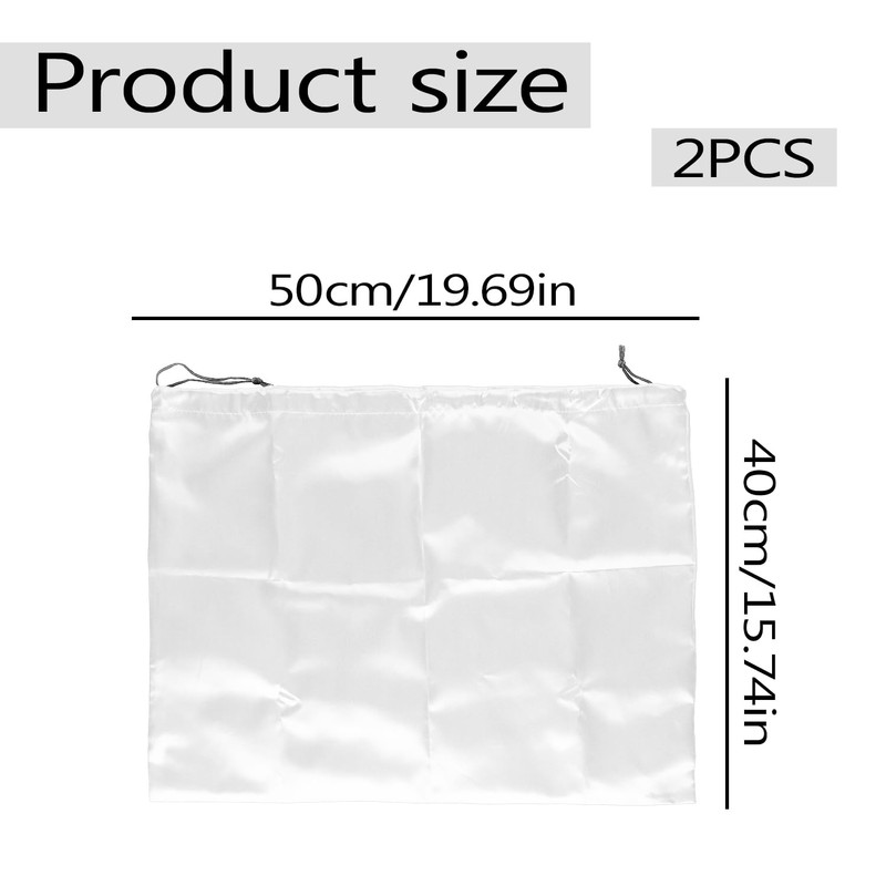 Tabanzhe 2PCS Dust Bags for Handbags-Large Travel Dust Cover Storage