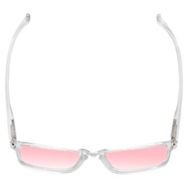 Calabria Pink FL-41 Tinted Reading Glasses +2.25 Clear Crystal Light Sensitivity Outdoor Indoor Fluorescent Eyeglasses