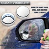 JONMON Suction Cup Blind Spot Mirrors, 2 Inch Small Round