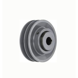 2VP50-1" Bore Variable Pitch Sheave Adjustable Pulley Two Grooves 2VP501OD: 4.75" ID: 1"