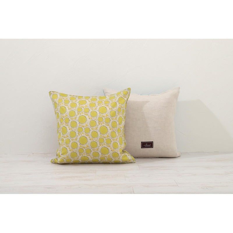 DDintex FLORET LONDON Cushion Cover Hello Sunshine Yellow 45x45cm [With