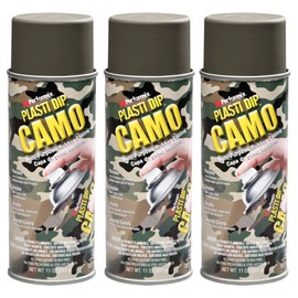 Plasti Dip Flat/Matte Camo Green Multi-Purpose Rubber Coating 11 oz oz.