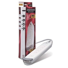 Belkin F9H700-06 7-Outlet SurgeMaster Home Series Power Strip Surge Protector with 6-Foot Power Cord, 785 Joules, White