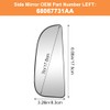 Senzeal Driver Side Lower Mirror Glass Replacement for Dodge Ram