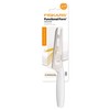 Fiskars Käsemesser, Gesamtlänge: 24 cm, Qualitätsstahl/Kunststoff, Weiß, Functional Form, 1015987