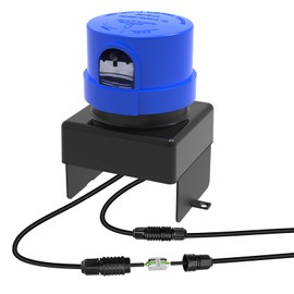 Kekeou Photocell Sensor with Base Outdoor, Twist Lock Photoelectric Control Switch, Auto On Off Replacement Dusk to Dawn Sensor for LED Barn Light, Street Parking Lot Outdoor Lights AC85-265V