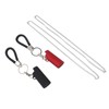 2 Set Spring Clip Keychain Aluminum Alloy Key Ring Key