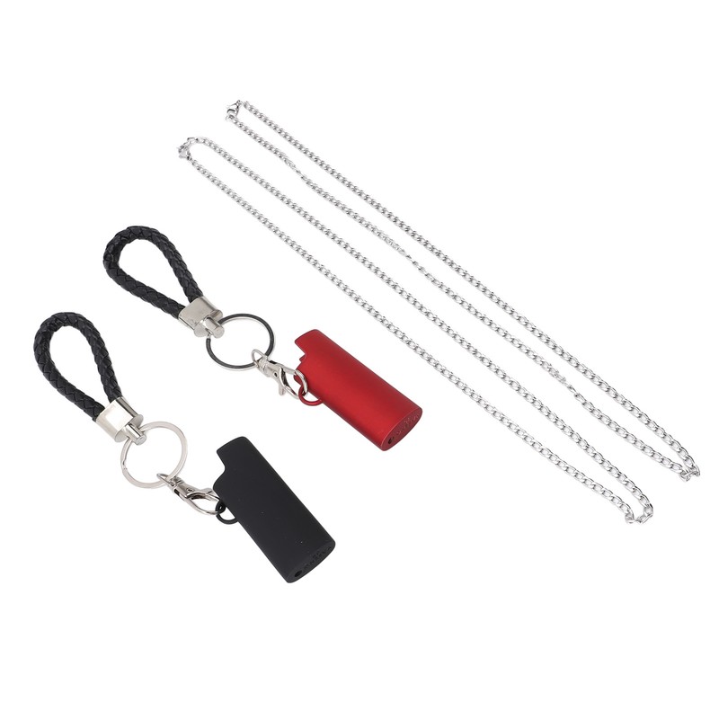 2 Set Spring Clip Keychain Aluminum Alloy Key Ring Key