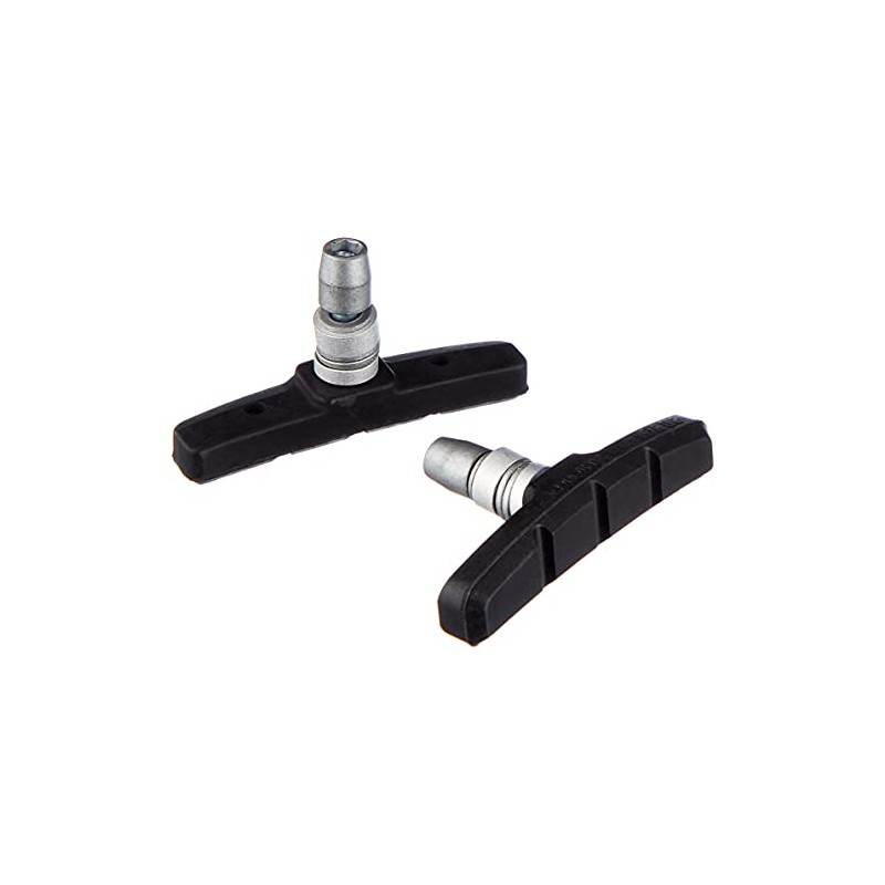 Point V-Brake Aluminium Brake Pads, Black, 2 Pairs, 70 mm