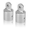 Acelane 2 PCS Bimini Top Cap External Eye End Boat