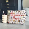 Paris Souvenir Makeup Bag Paris Themed Gift Life is Better