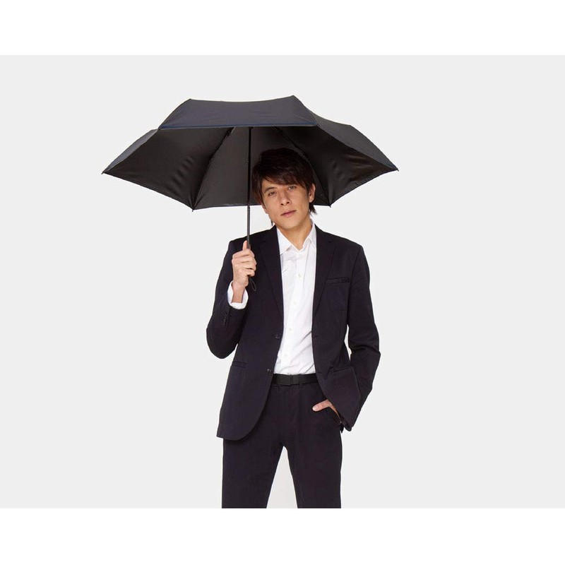 Mabu SMV-40342 Sun Umbrella, Navy Blue, Sun or Rain, Heat-Cut