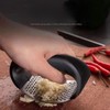 Unbranded Garlic Press Crusher Stainless Steel Mincer Chopper Peeler Squeeze