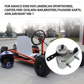 PACEWALKER Go Kart Mechanical Brake Caliper and Bracket with Pads for Manco 9598 9597 Yerf-Dog, Carter, ASW, Bristers, Airheart MB-1 Predator 212cc 196cc 6.5hp gx160 Go Kart Brake System