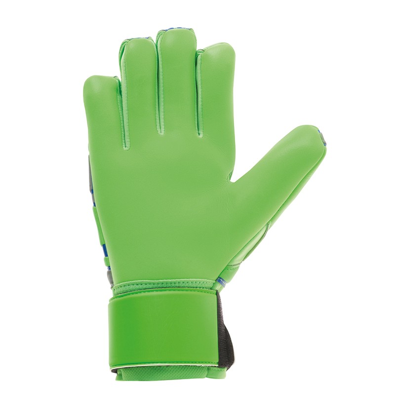 Uhlsport Herren Tensiongreen Soft HN Comp Torwarthandschuh, Dark grau/Fluo grün/Marin,