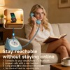 Bluetooth Landline Phone for Cell Phone, Retro Wireless Home Phones,Blue