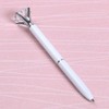 Quality Metal Diamond Ballpoint Pen. Funky Design Modern Pen, Free