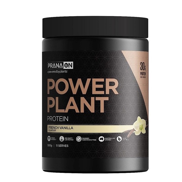 PranaOn Power Plant Protein - French Vanilla - 1.2kg