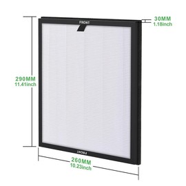 H13 HEPA Replacement Filters Compatible With MORENTO HY4866/WESTHEY HY4866/YIOU M1/FETIONS FT5000, Air Purifier H13 HEPA Filter, Nylon Pre-filtration Enhanced Version, Household Supplies, Home Essentials, Home Appliances - Color: White, Specification: 4p