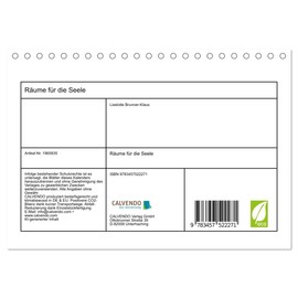 Räume für die Seele (Tischkalender 2026 DIN A5 quer), CALVENDO Monatskalender: Wohnoasen der Ruhe (CALVENDO Lifestyle)