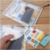EOOUT 24pcs Mesh Zipper Pouch Bags, Plastic Zipper Bag for