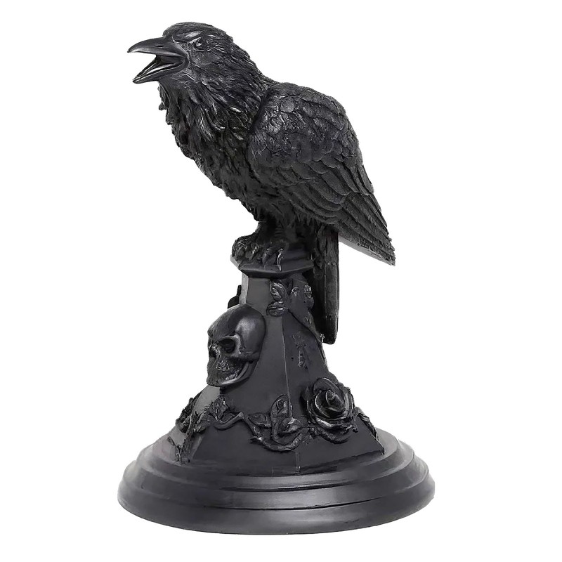 Gothic Candle Holder Resin Figurine Candlestick Stand Home Decor Accessory