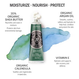 La Chatelaine Hand Cream Unisex Gift Set, Ready-To-Gift Hand Lotion, Travel Size, Natural Hand Cream Made in France with 20% Organic Shea (Moroccan Mint, Vetiver Cedar, Bourbon Vanilla) 3 x 1 fl oz