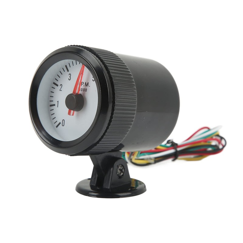0-8000RPM Blue LED Backlight Tachometer Indicator for Petrol Cars