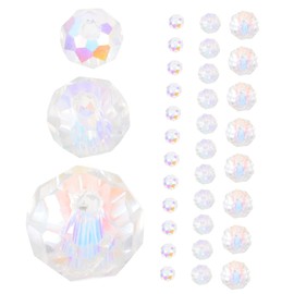 SHINEOFI DIY Jewelry Making Glass Beads 350pcs Crystal Ab Beads Bulk Pack Teardrop Shape