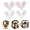 VICASKY 40pcs Diy Bunny Ear Hairpin Making Materials Adorable Rabbit
