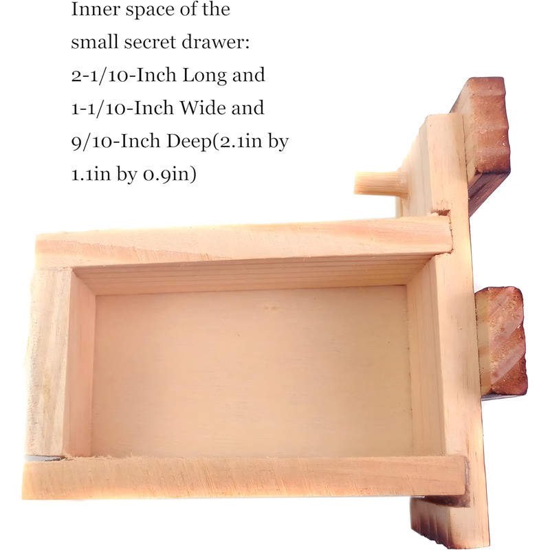 MAGIKON Brain Teaser Cube Puzzle Toy (Secret Puzzle Drawer)