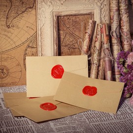 Mceal Wax Seal Stamp, Large Seal 1 1/5"(30mm) Dia, Silver Brass Head with Wooden Handle, Regal Letter A to Z Series (Letter Z)