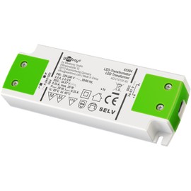 Goobay 65584 LED Transformer 350 mA/20 W/LED Transformer for Constant Current/LED Driver Constant Current Source/Transformer Interior Lighting/Power Supply Light