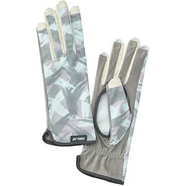 Yonex Tennis Gloves (Left and Right Hands, Nail Through, Palm Holes), blue gray (168), LL