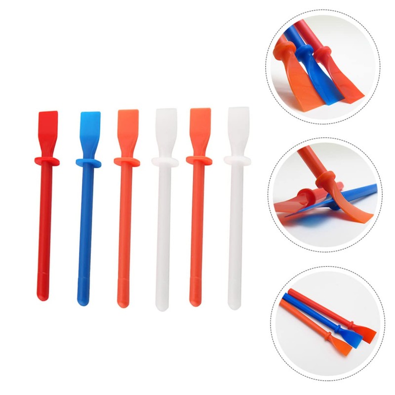 WOONEKY Quality Material Leather Smear Glue Spreader 6pcs Handheld Glue
