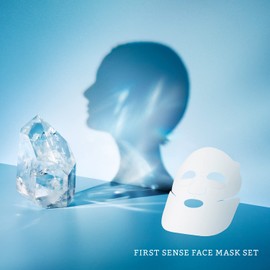 RMK First Sense Face Mask R (0.9 fl oz (28 ml) x 1 Sheet x 5 Packets, Skin Care, Sheet Mask, Face Pack (Fresh Skin / Moisturizing)
