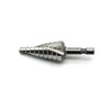 TEMO M35 Cobalt Spiral Flute Type Step Drill, 9 Size