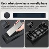 Diamond Sharpening Stone Set: Double Sided 400/1000 & 3000 Grit