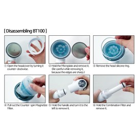 Poseion BT100SW Showerhead Head Cover Replacement