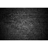 8x6ft(250x180cm) Black Brick Wall Photography Backdrops for Portrait Soft Fabric