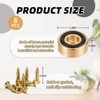 8 Pcs Brass Cutting Board Feet 1.18 x 0.39 Inch