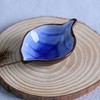 Colias Wing Colorful Leaf Shape Design Multipurpose Porcelain Side Dish