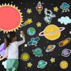 Whaline 30Pcs Space Posters Inspirational Quotes Planet Astronaut Rocket Meteor