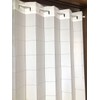 Flame-retardant Accordion Curtain, Solid, White, Room Divider, Noren, Long Partition,