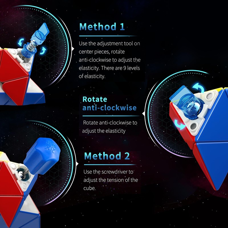 Moyu RS Pyraminx Cube Magnetic Pyramid Puzzle Stickerless Magic Cube