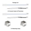 2 Pack Ceramic Heater & Thermistor Kit for Bambu Lab