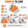 8-Piece Bicycle Hex Key Set for Bike Repair – Metric