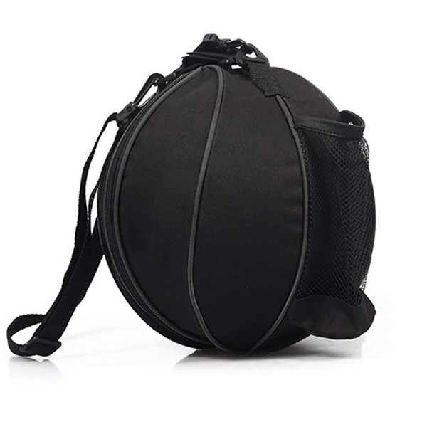 Jie Du Basketball Bag with Storage Pocket, Waterproof #7 Ball Basketball Backpack Shoulder Handbag, Black, Delivered in 3-5 Working Days