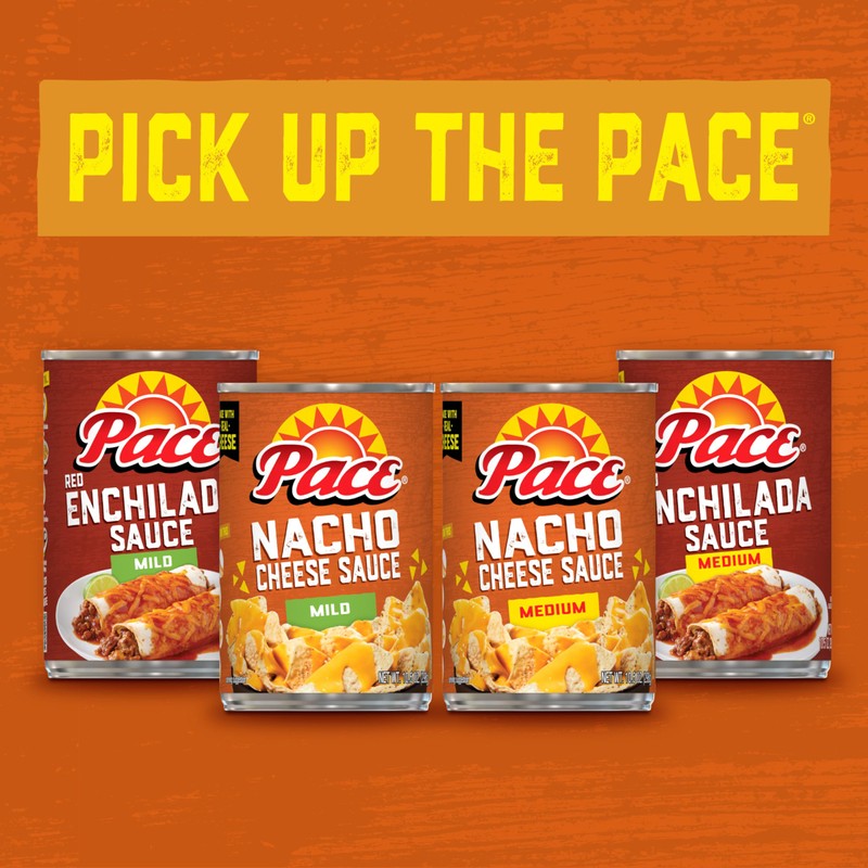 Pace Mild Nacho Cheese Sauce, 10.5 oz Can (12 Pack)