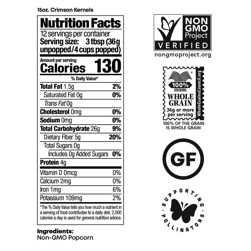 Black Jewell Gourmet Popcorn Kernels, Crimson Red, 15 Ounces (Pack